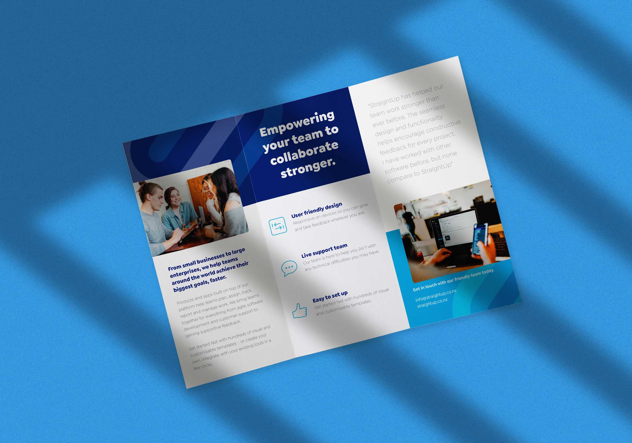 Brochure design in Christchurch