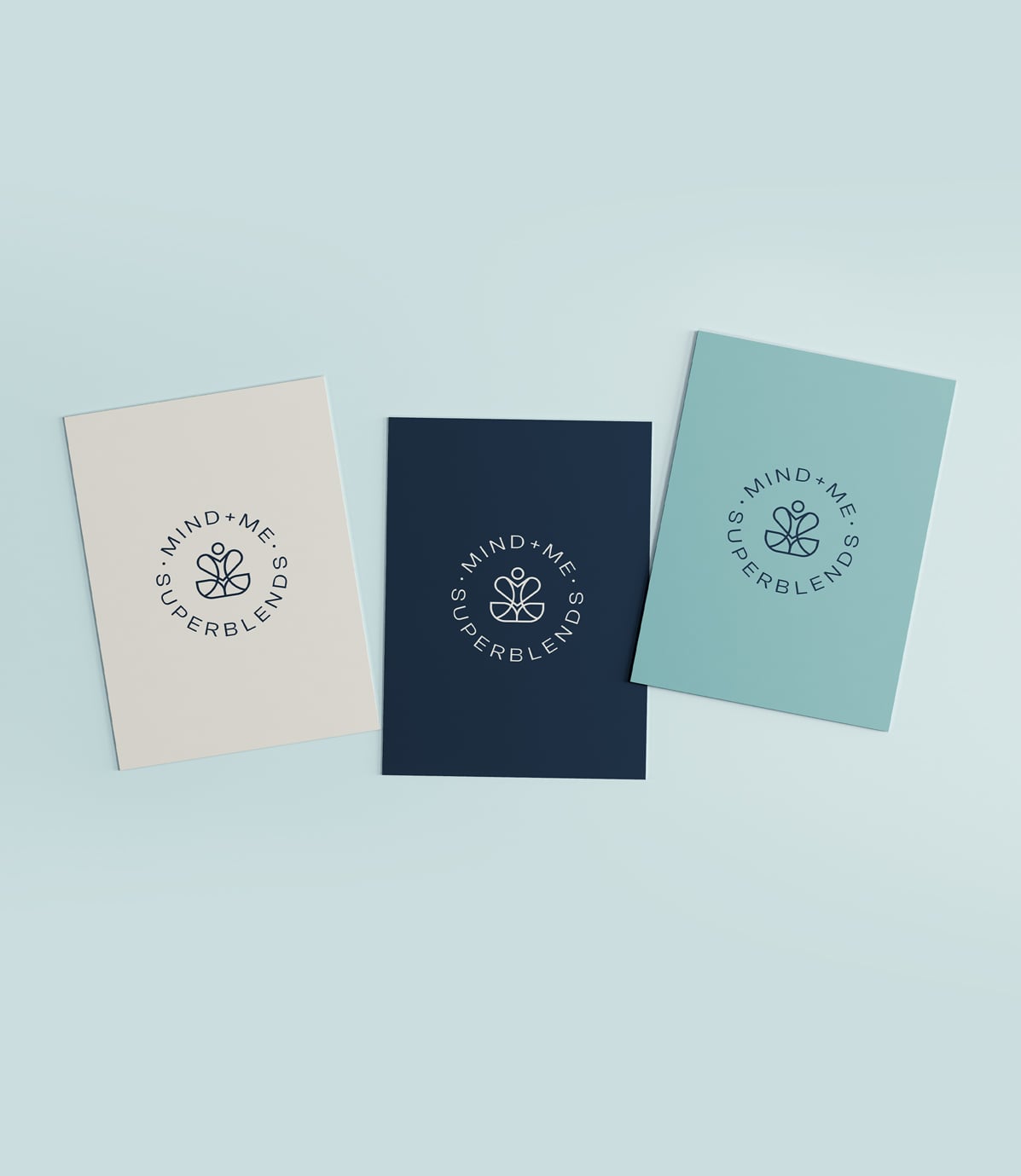 Design of business cards for a wellbeing superfoods logo