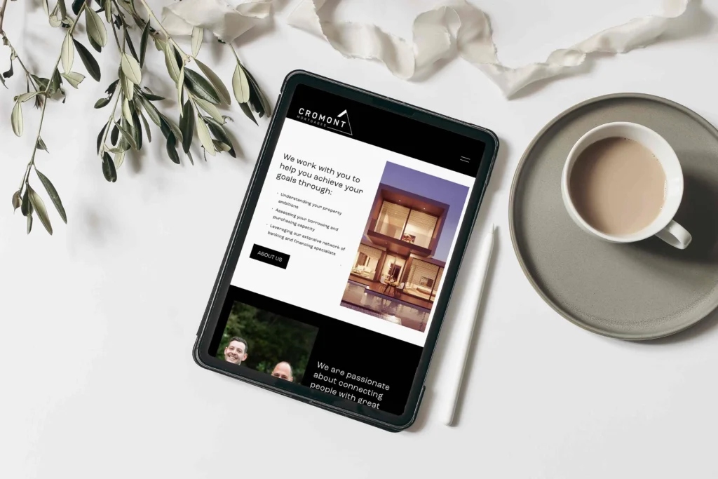 Web design for real estate company