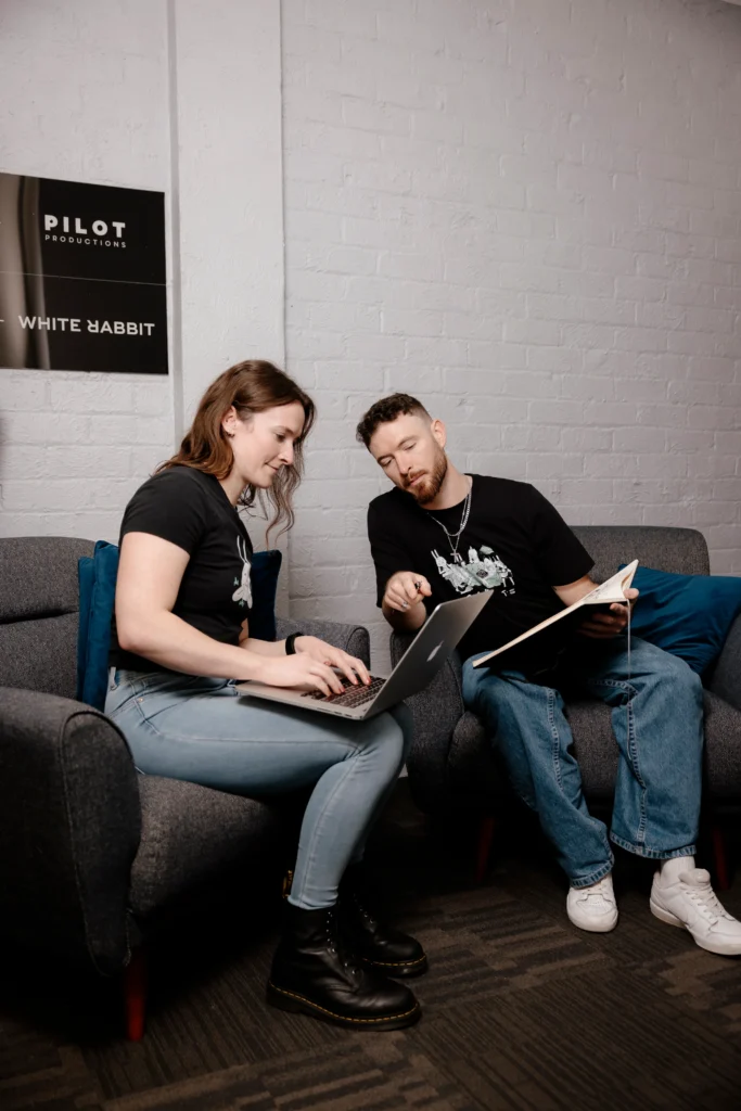 White rabbit team working on ecommerce email marketing strategies