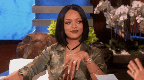 Rihanna saying trust me gif by Moodman