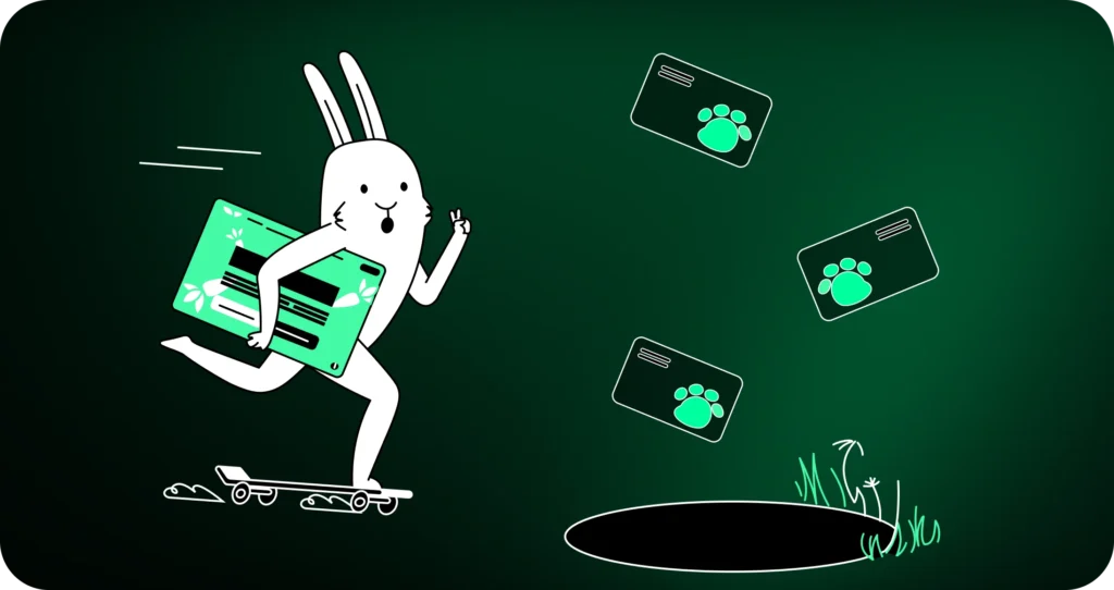 White Rabbit bad business cards graphic thumbnail