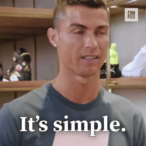 Cristiano Ronaldo Sneaker Shopping its simple GIF by Complex