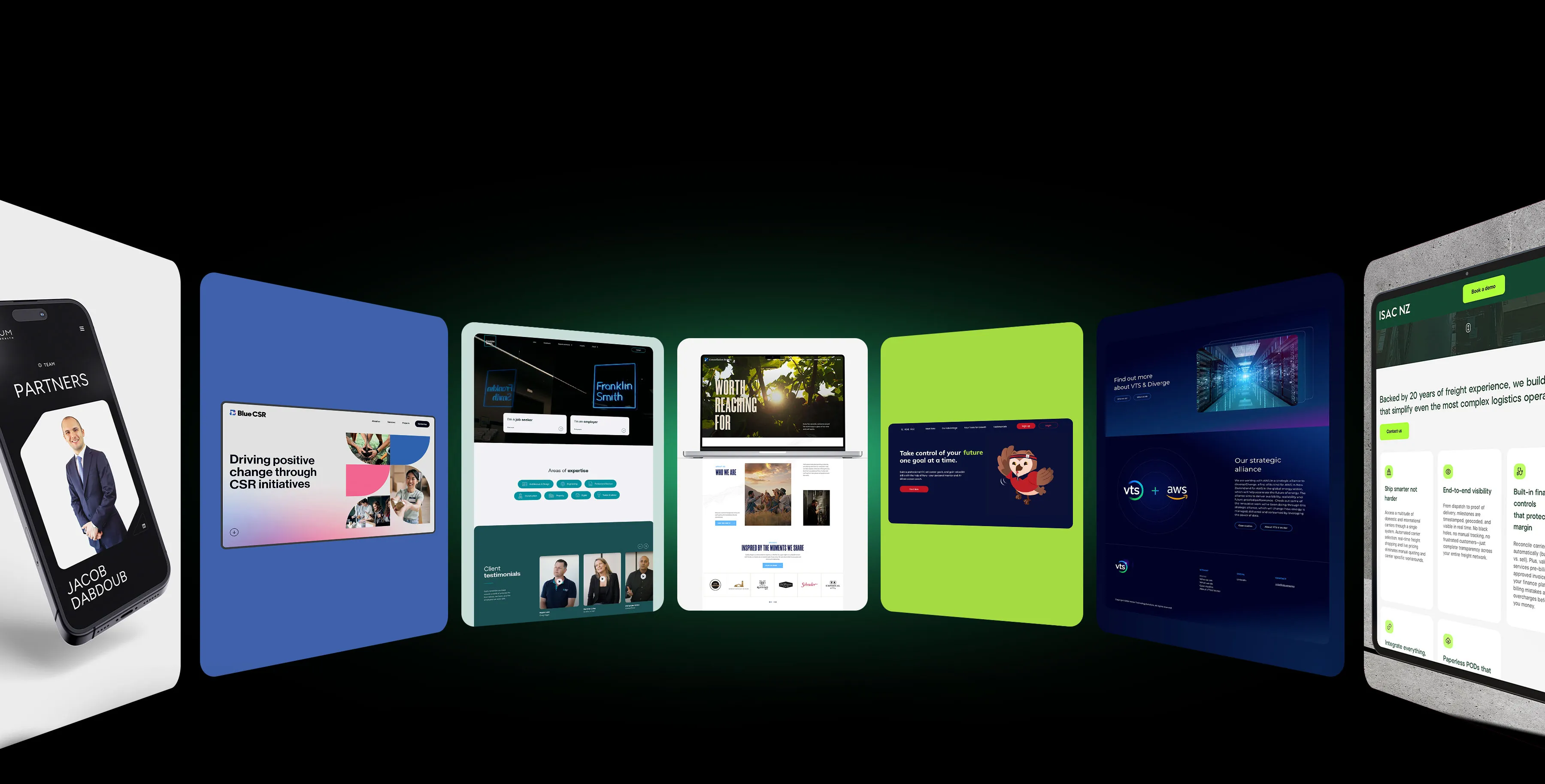 Some of the recent website projects from our Newmarket office in Auckland