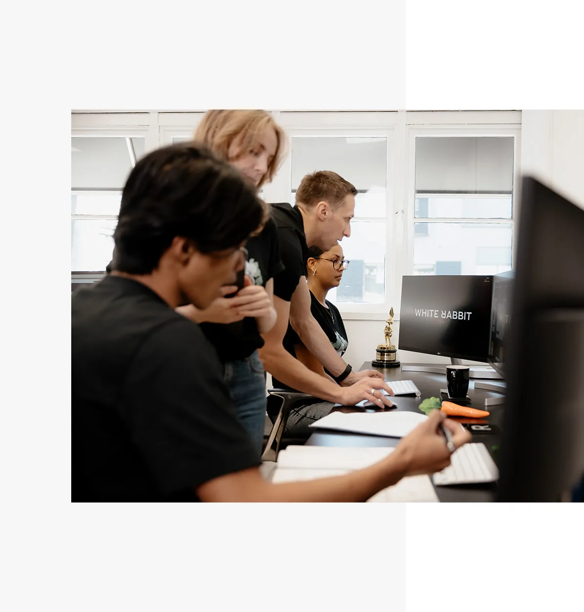 Some of our Auckland web designers in action