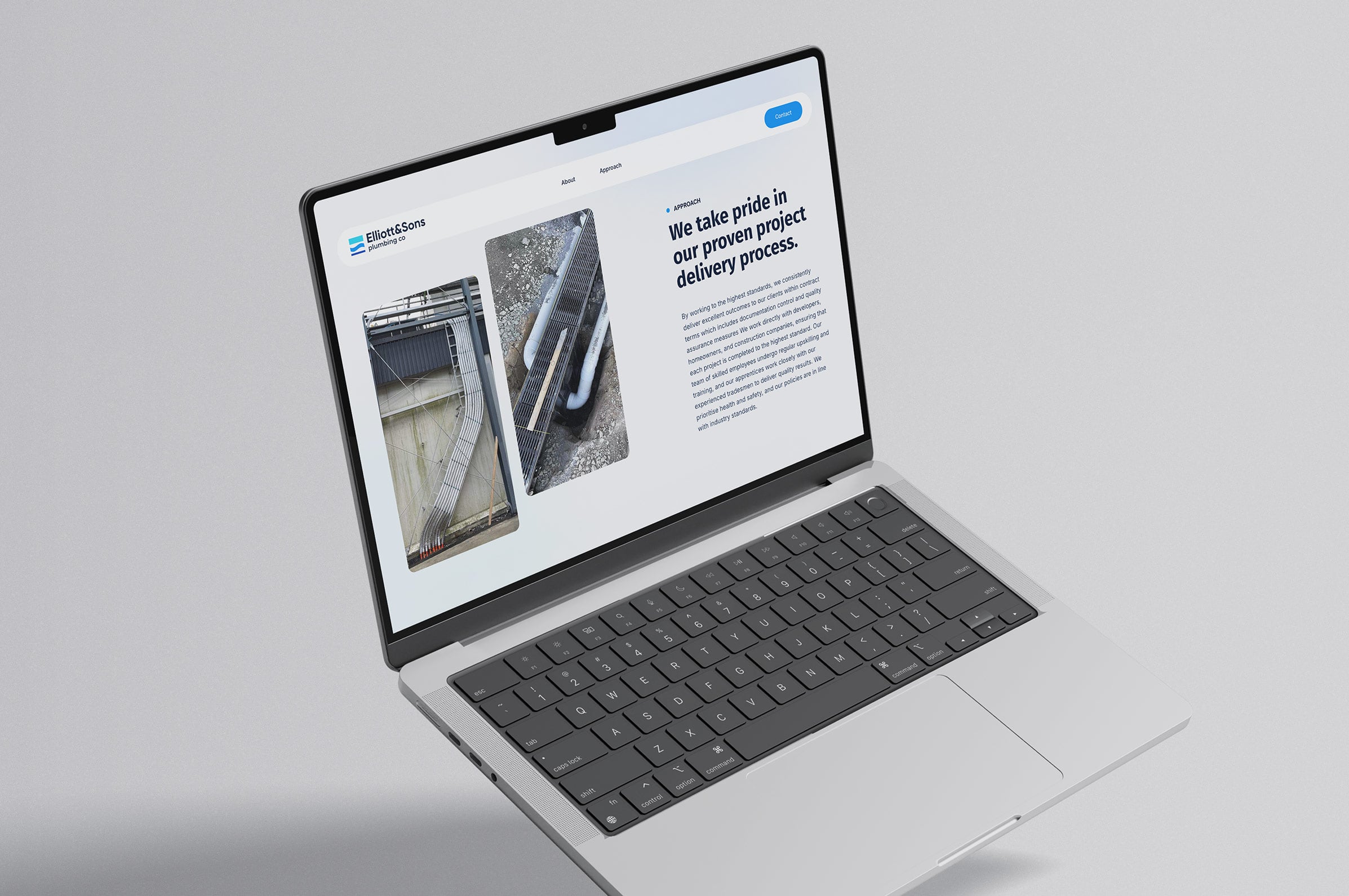 An example of one of the WordPress websites we developed for a local Auckland business