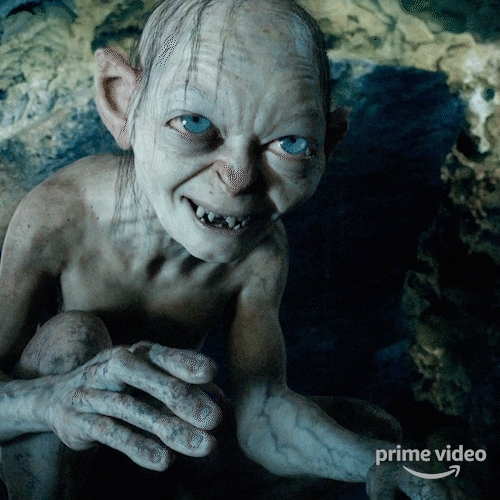 Gollum gif by Prime Video