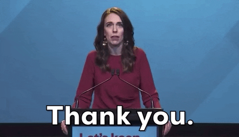 New Zealand president saying Thank You GIF by GIPHY News